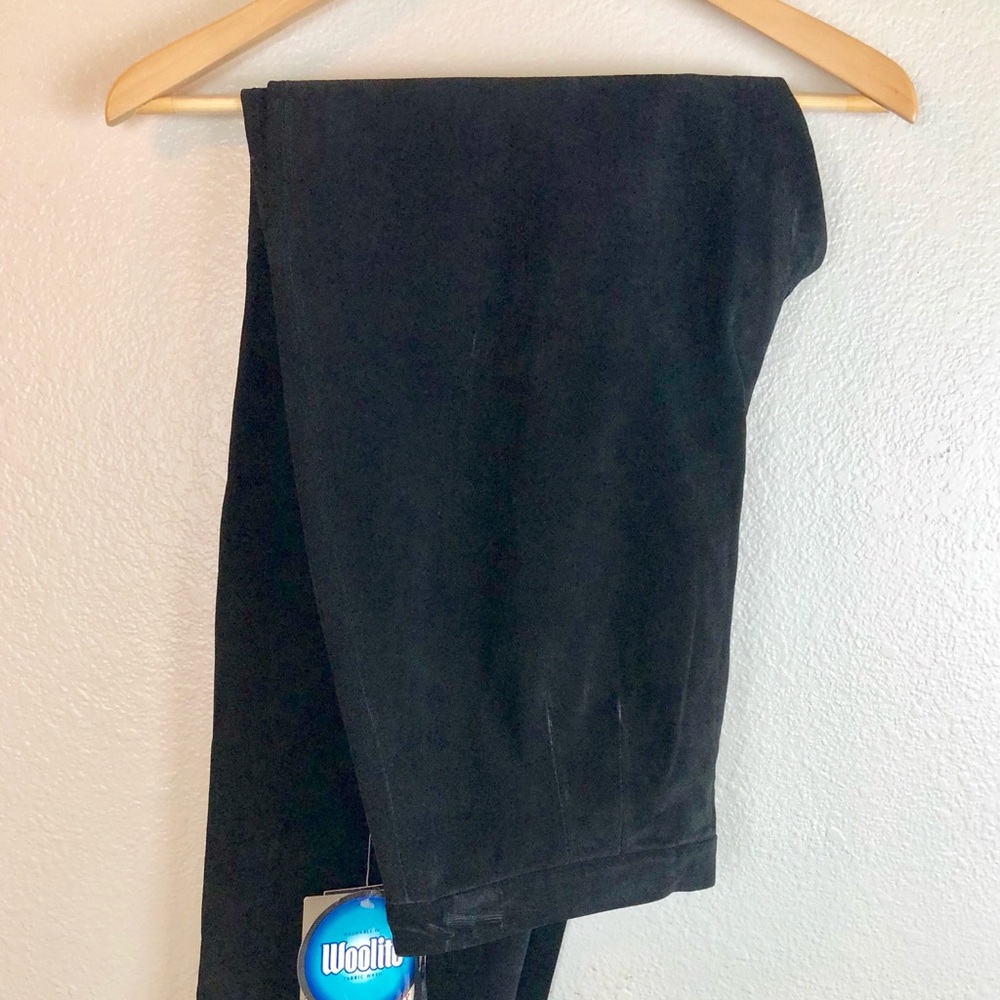 Bernardo Black Vintage Leather Pants 12